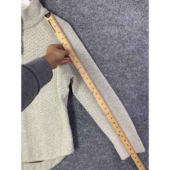 prAna FROZEN FALLS SWEATER IN PEBBLE GREY Size Medium women’s - Picture 5 of 9